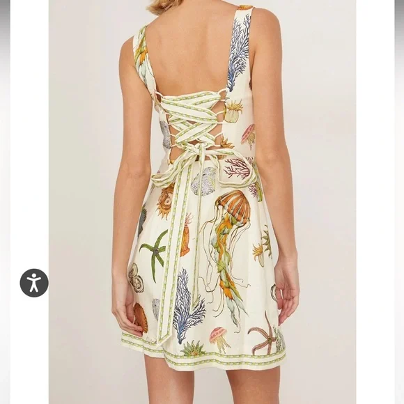 ALEMAIS WOMEN'S SEA MINI DRESS - Picture 6 of 6